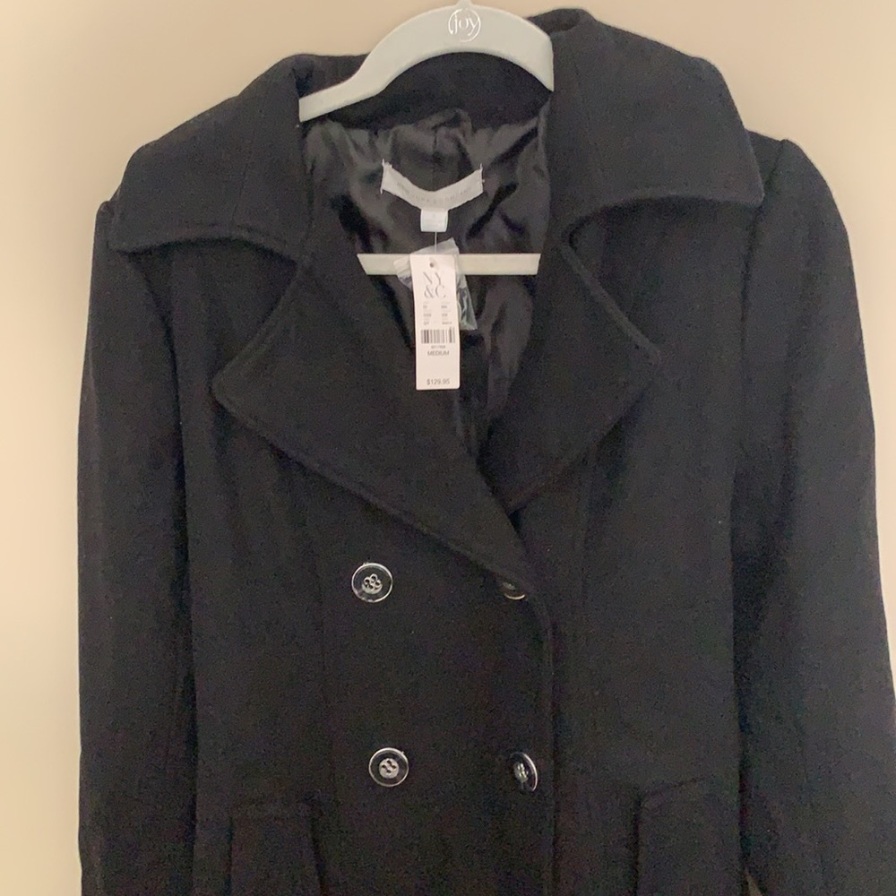 Wool Trench Coat NWT Size M